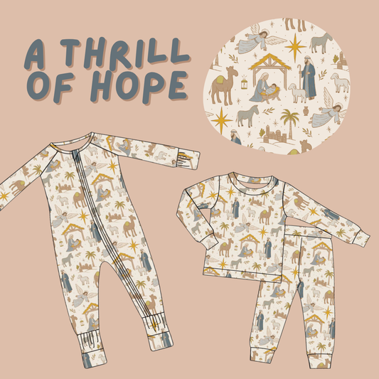 a thrill of hope BAMBOO PREORDER // OPEN UNTIL 9.4 // ships mid november!