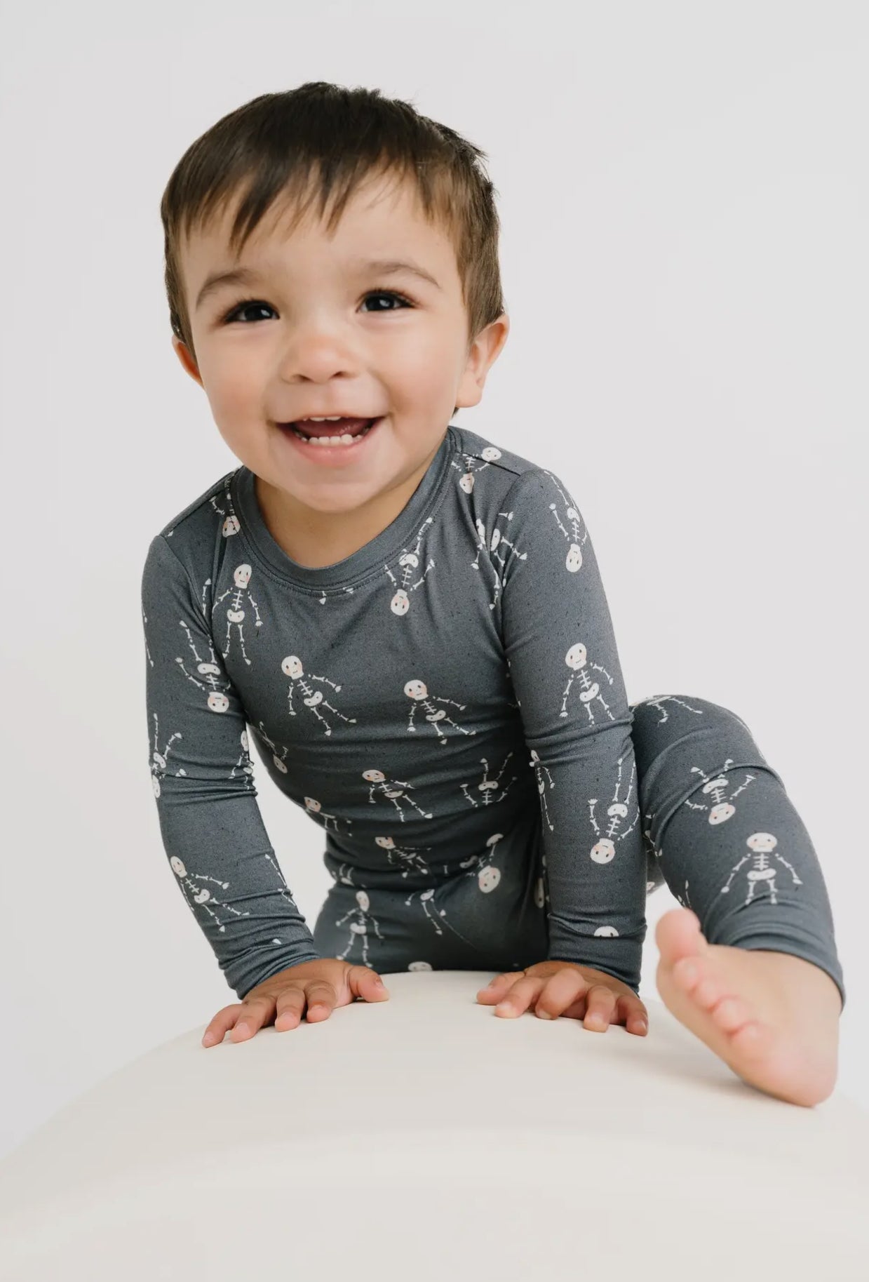 spooky skeletons bamboo pajamas // ZIPPY or LONG-SLEEVE TWO-PIECE