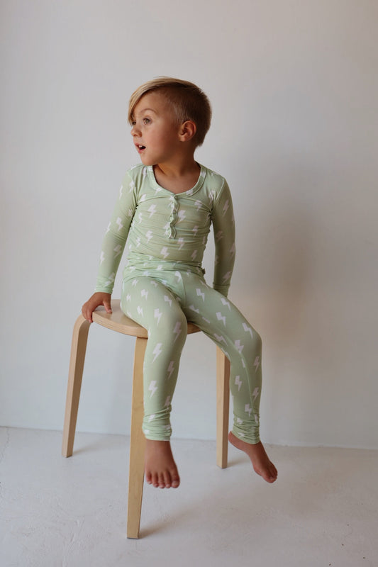flash bamboo pajamas // LONG-SLEEVE SET (mama + me)