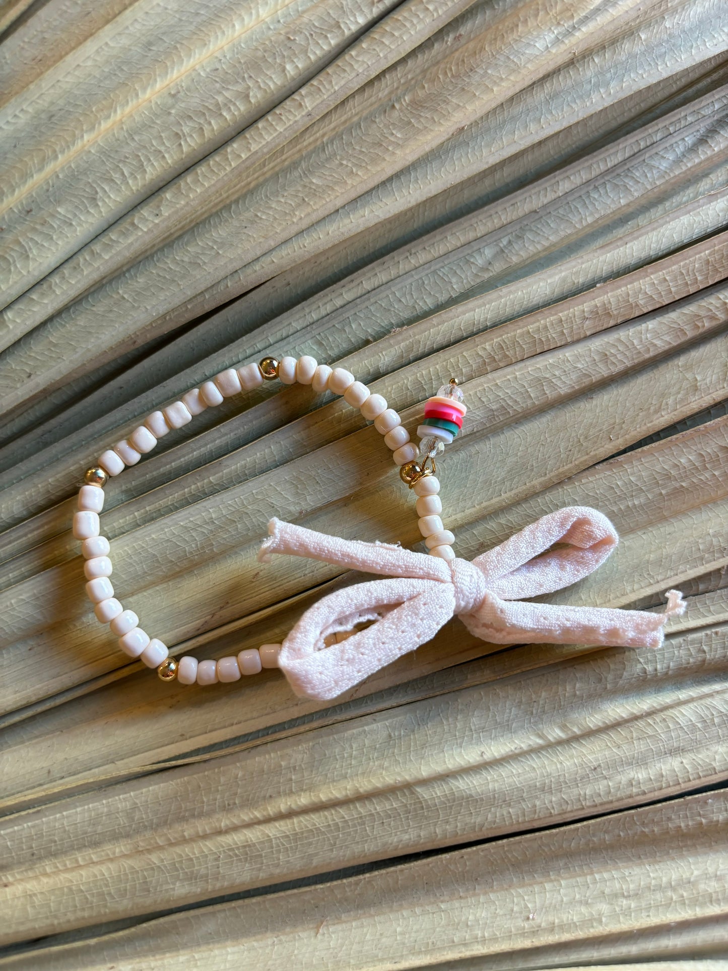 bow tassel beaded bracelets // for women