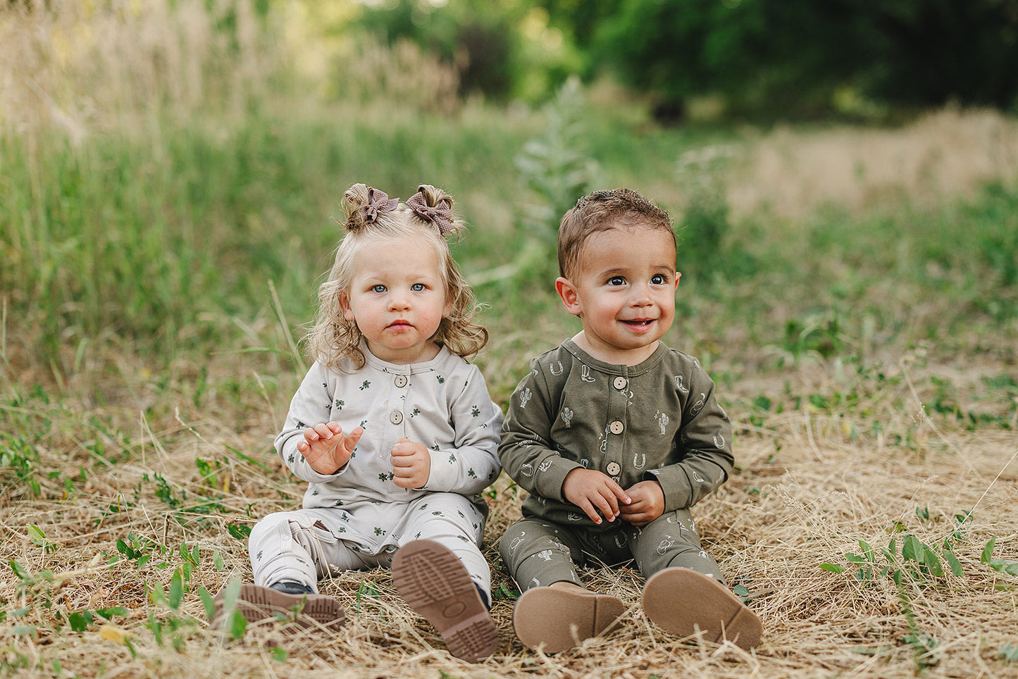 nashville long-sleeve button romper