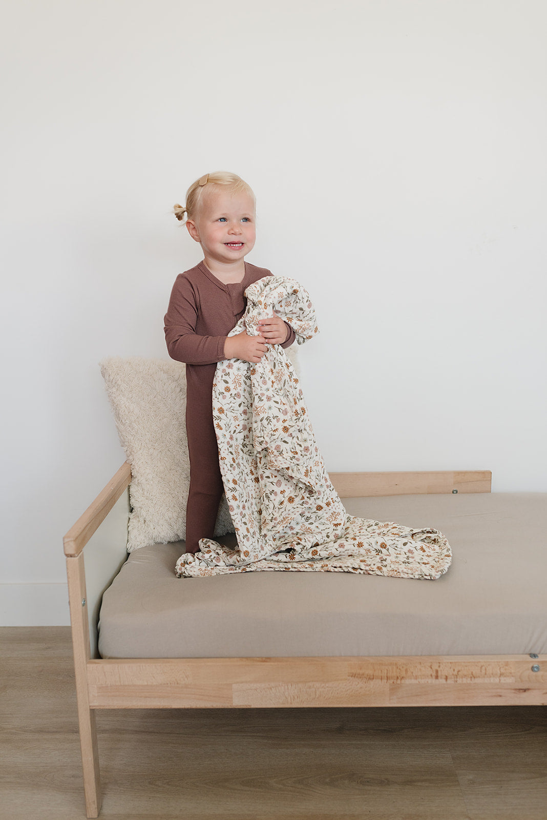 muslin quilt // meadow floral