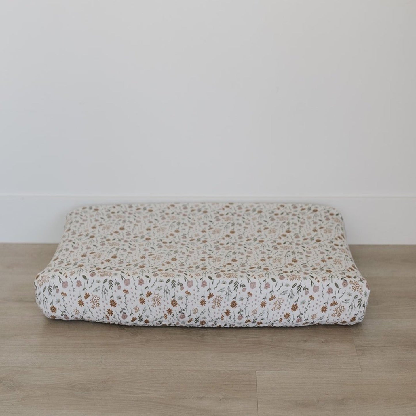 muslin changing pad cover // girly floral