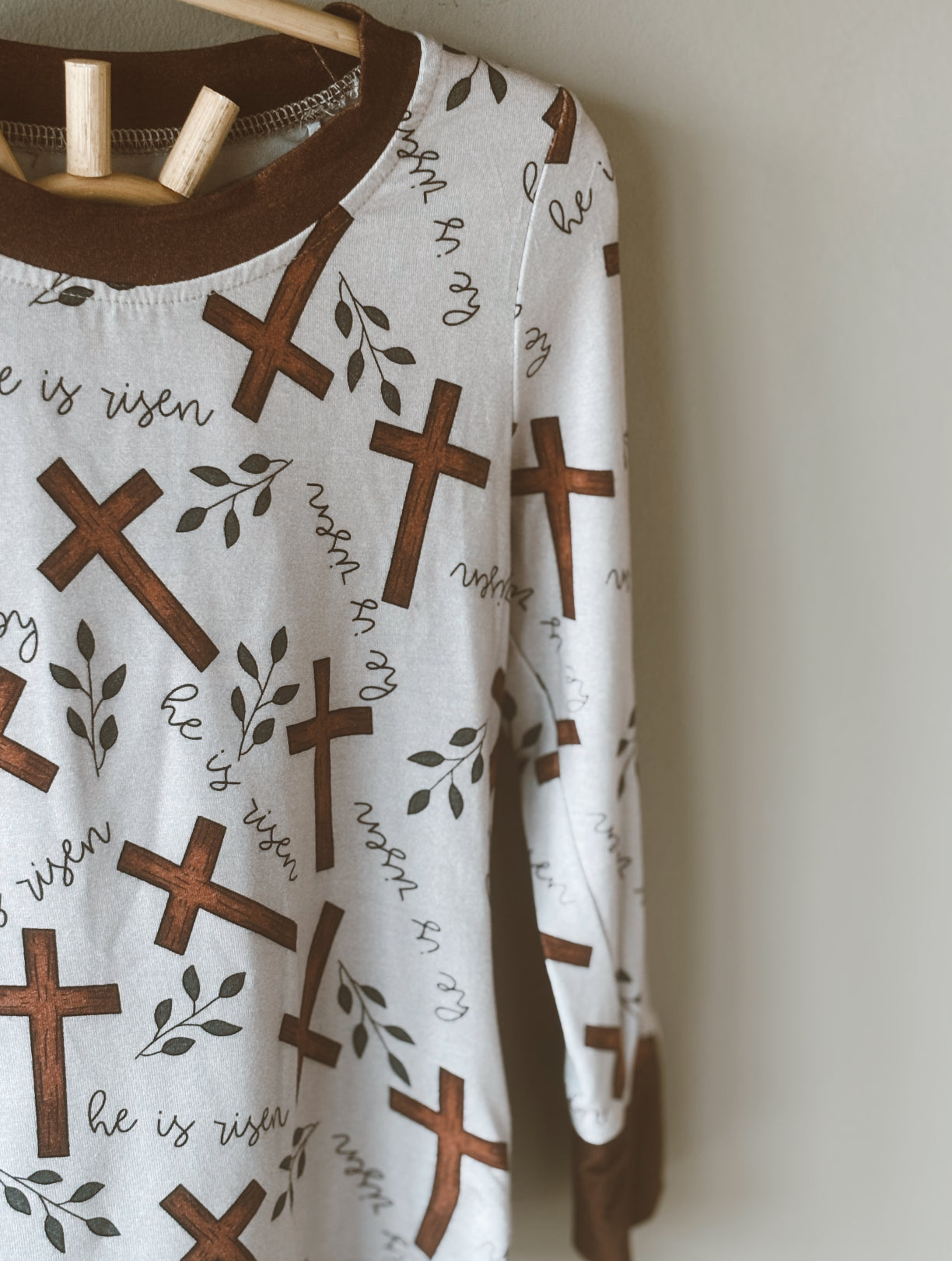 he is risen bamboo pajamas // ZIPPY or LONG-SLEEVE TWO-PIECE SET