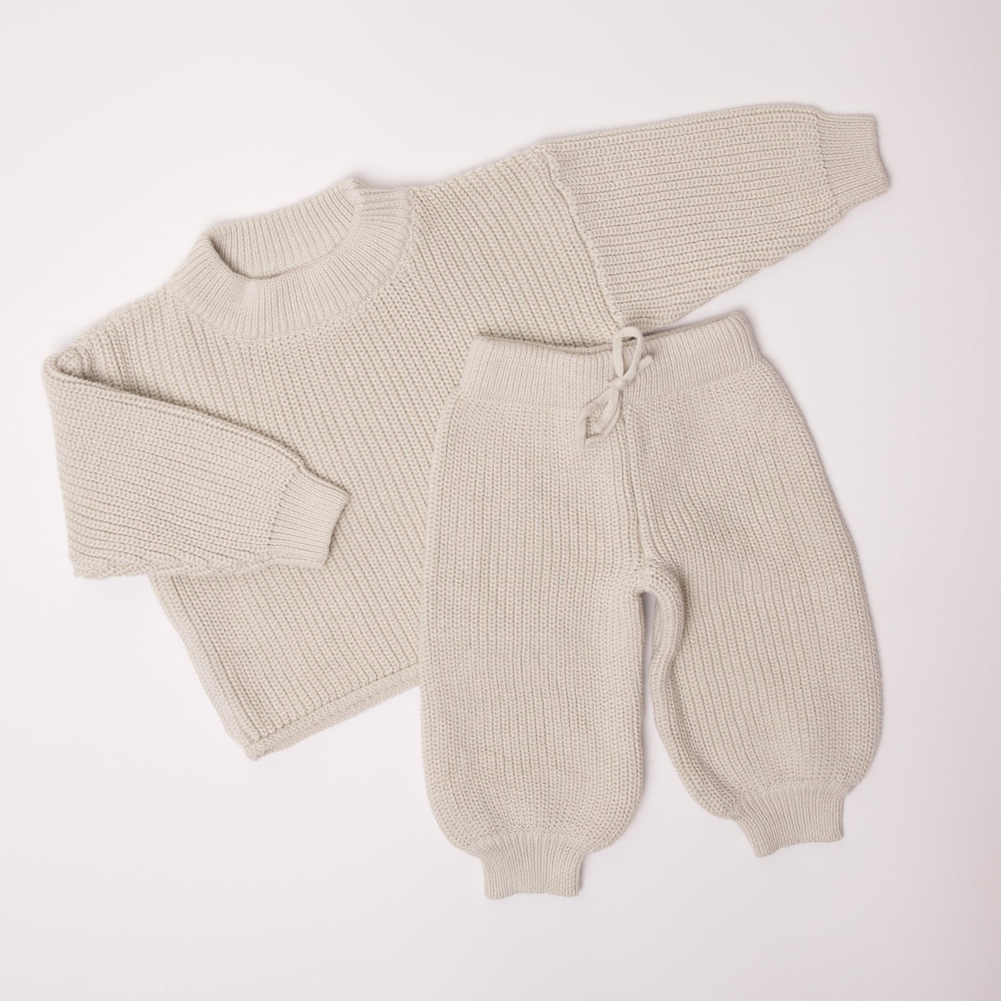 elliot knit set // grey