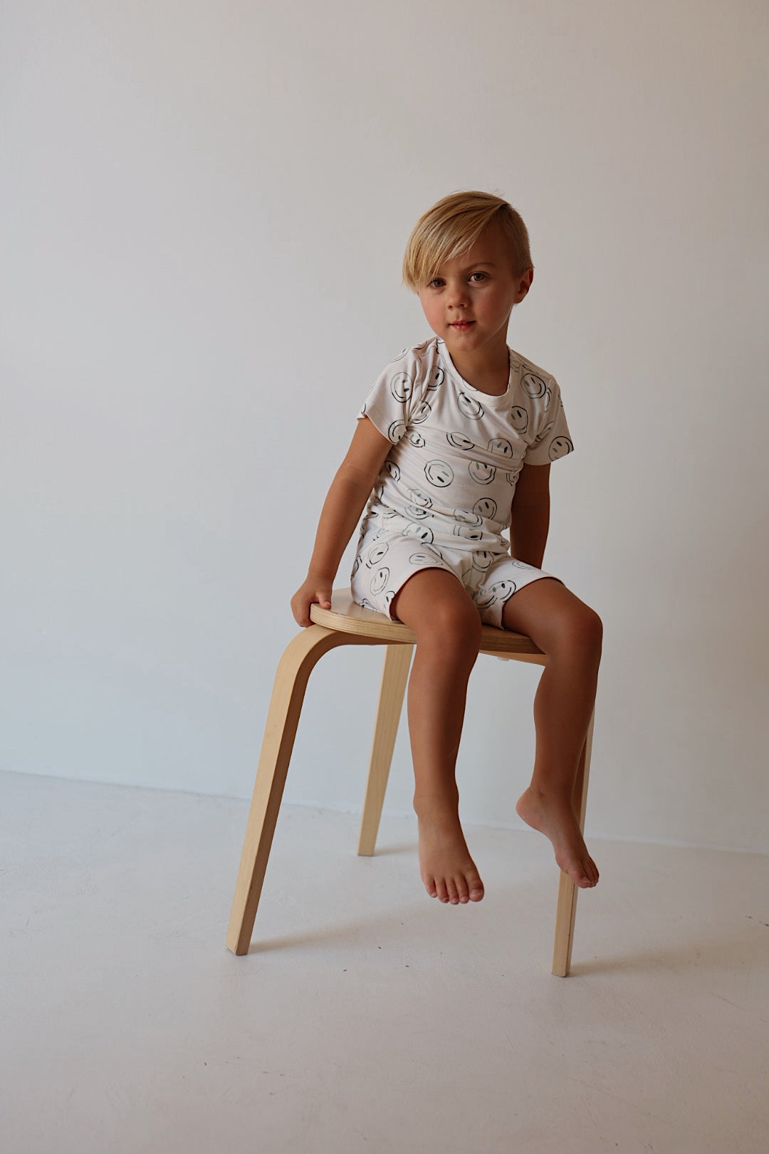 green smiles bamboo pajamas // SHORTS SET (mama + me)