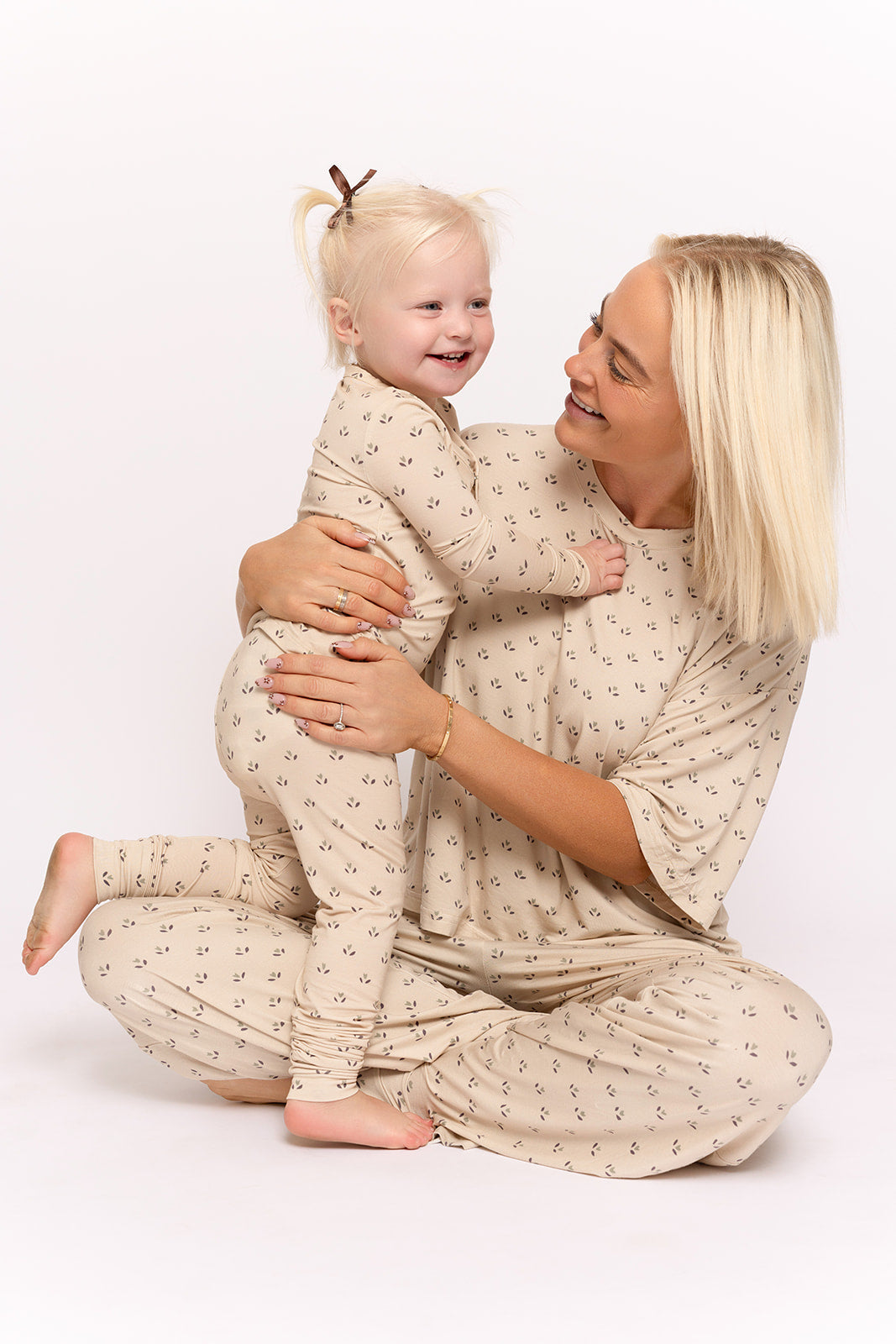 women's boxy tee lounge set // flora