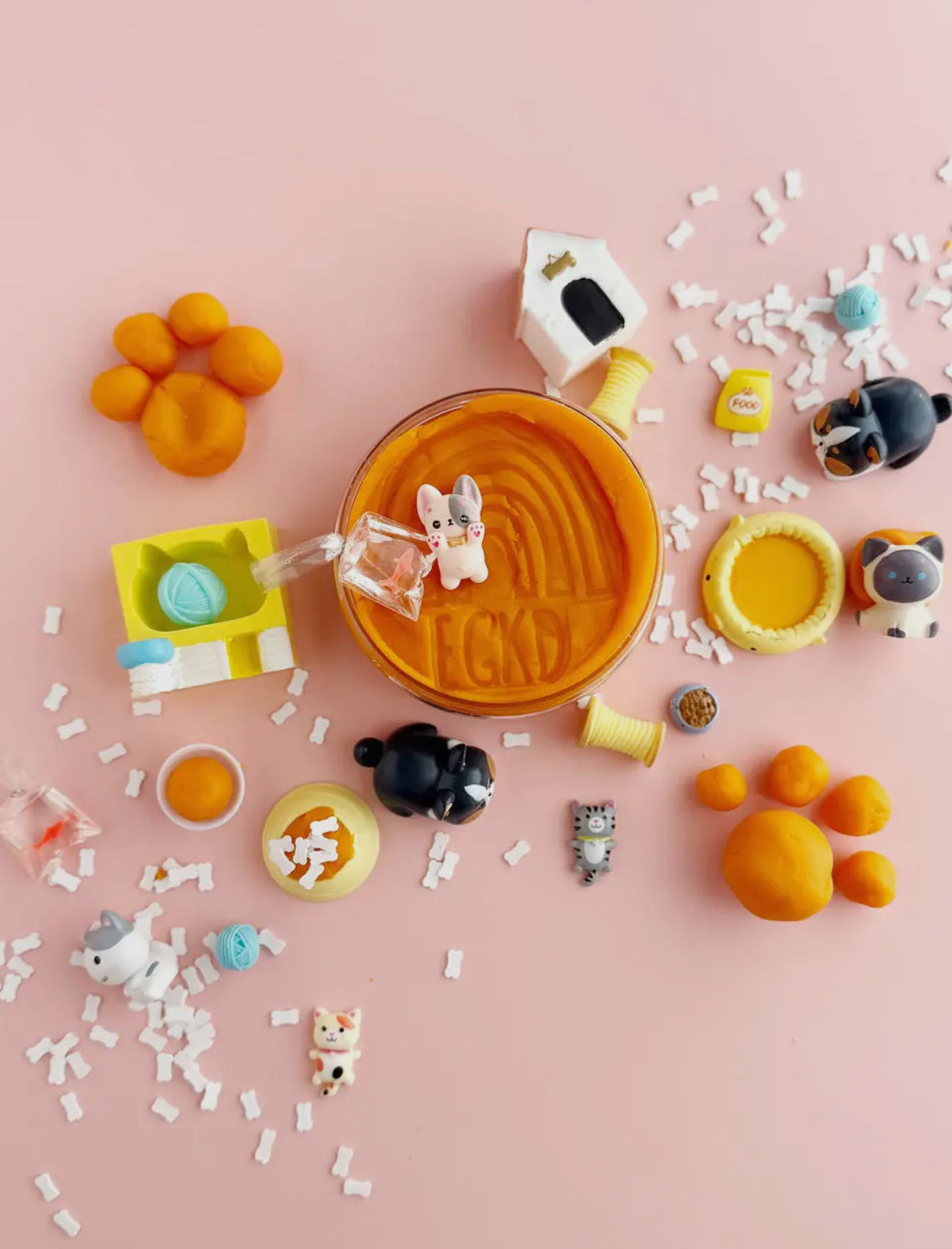 friends fur-ever kid-dough play kit