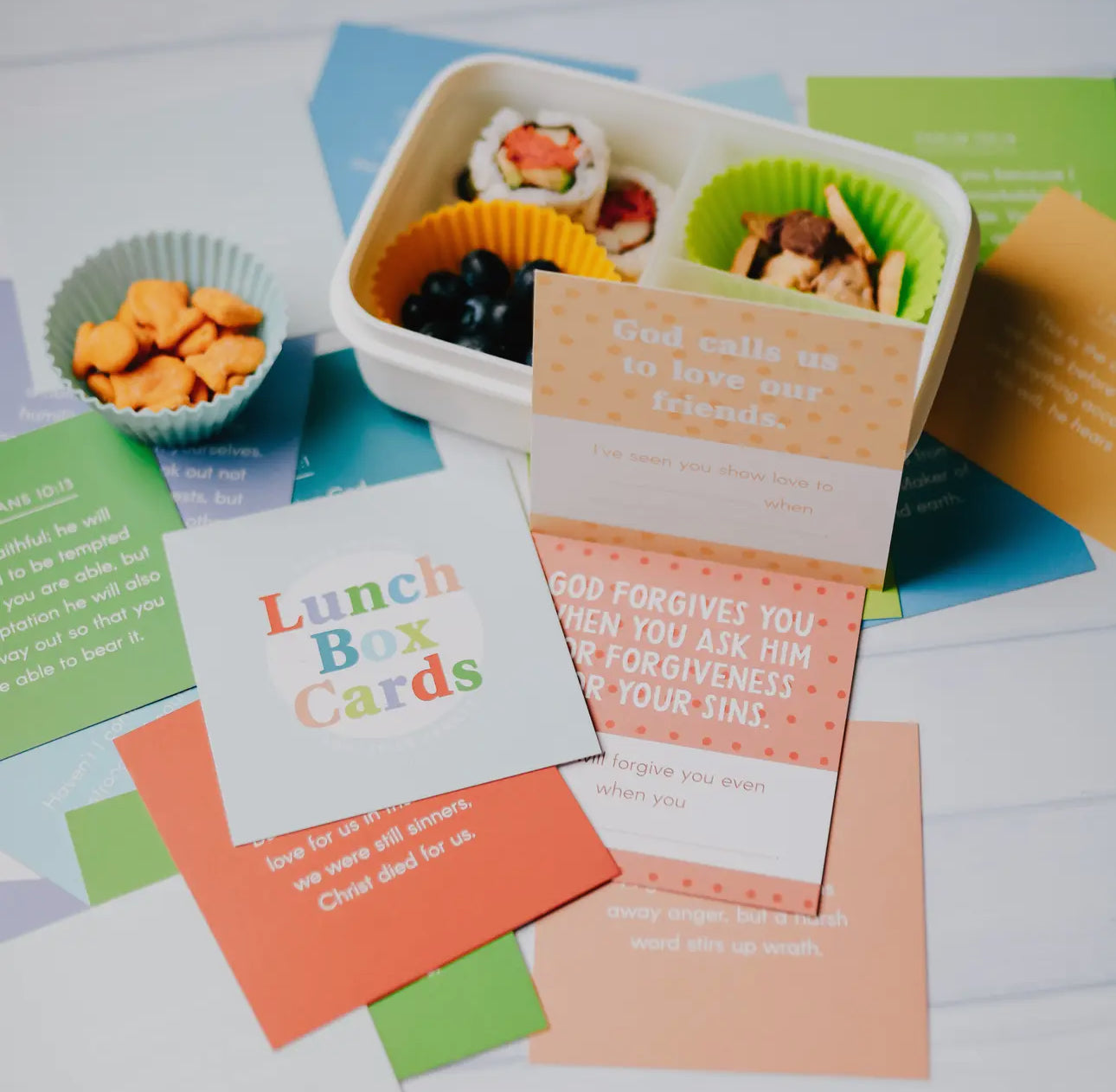 bible verse card set // lunch box cards