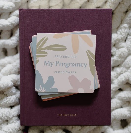 bible verse card set // prayers for my pregnancy