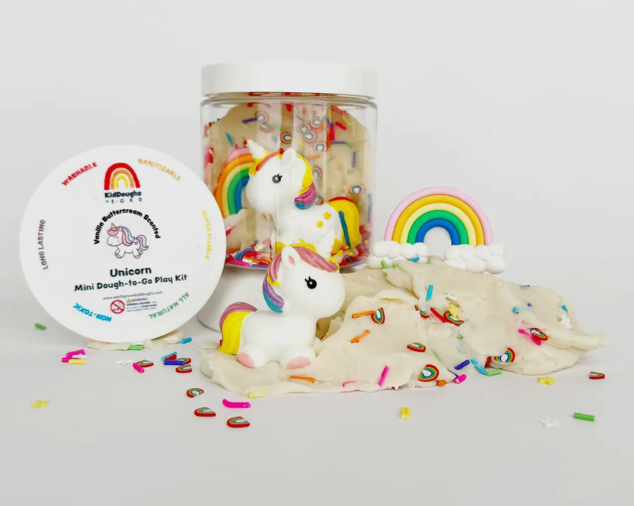 unicorn mini dough-to-go play kit