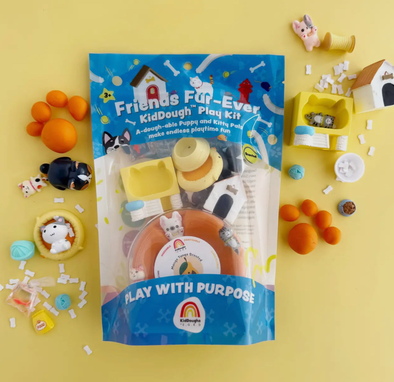 friends fur-ever kid-dough play kit