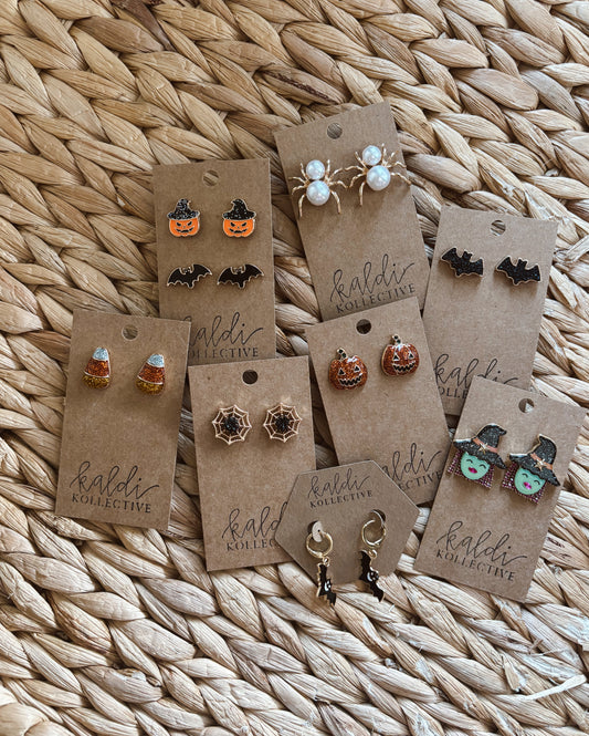 spooky earrings