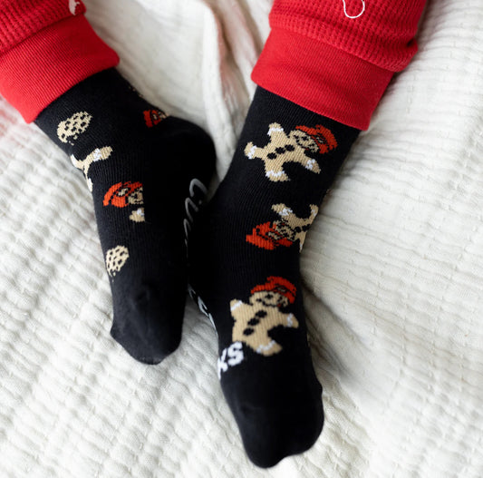 gingerbread cookie tester socks