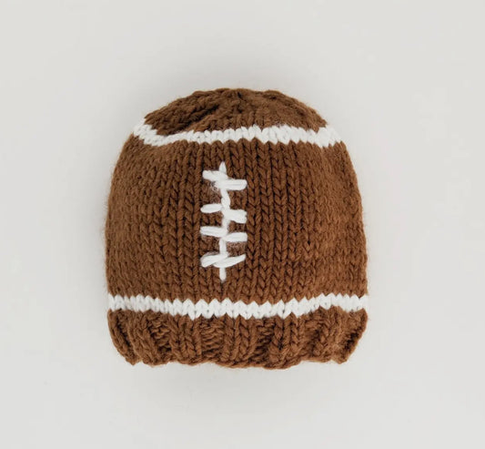 football knitted beanie