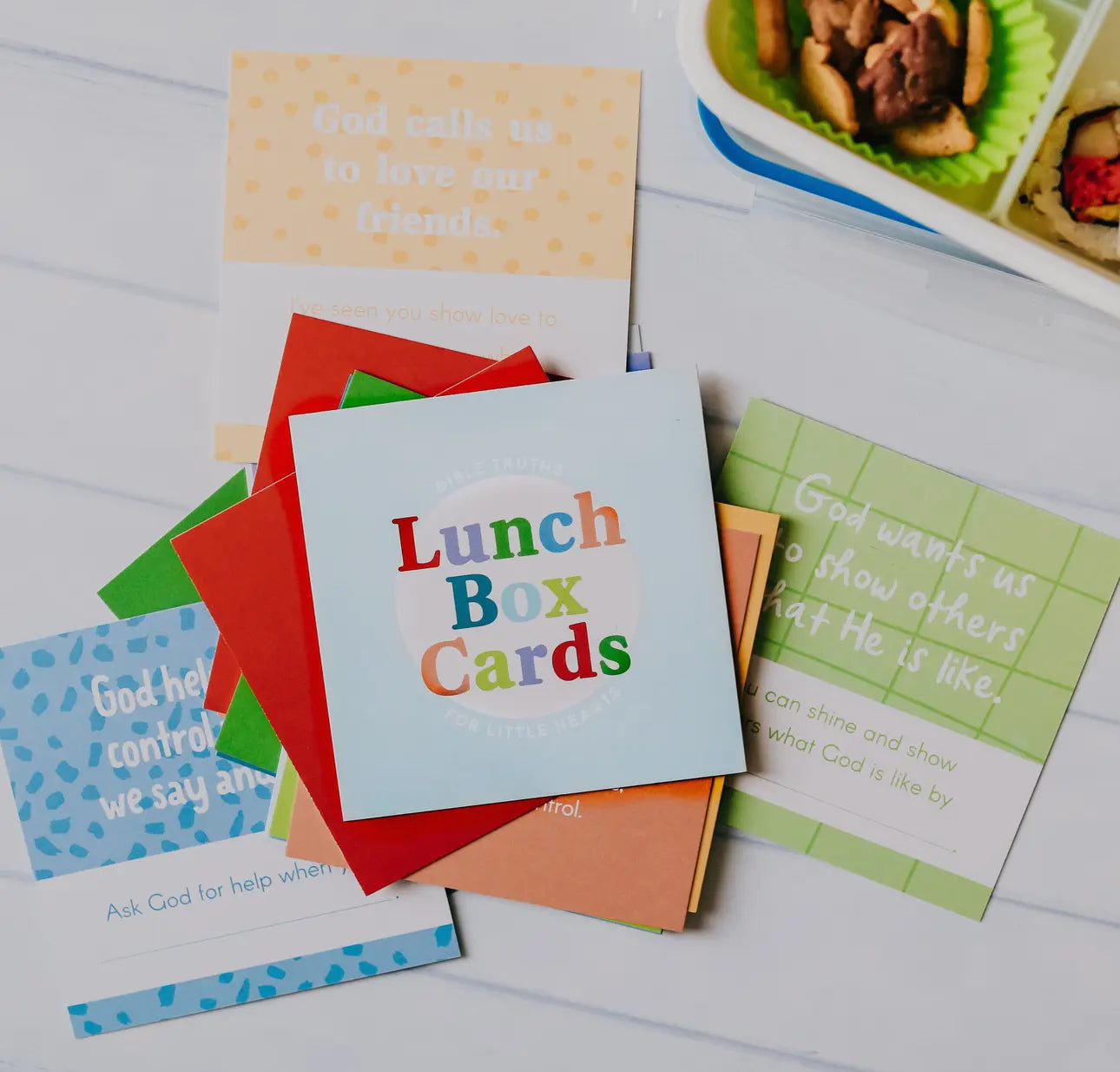 bible verse card set // lunch box cards