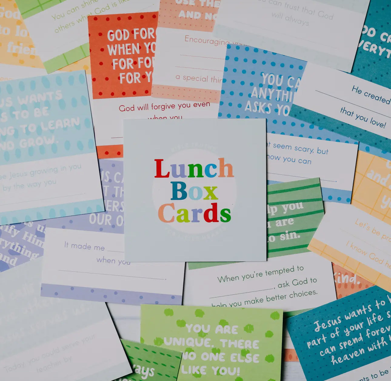 bible verse card set // lunch box cards