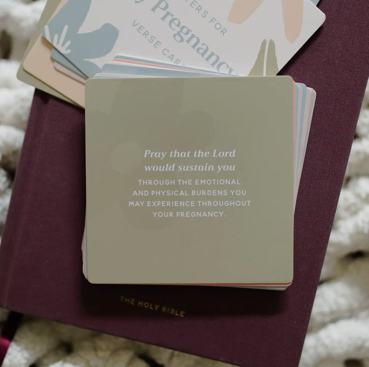 bible verse card set // prayers for my pregnancy