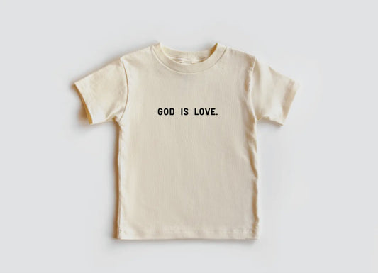 God is love toddler tee