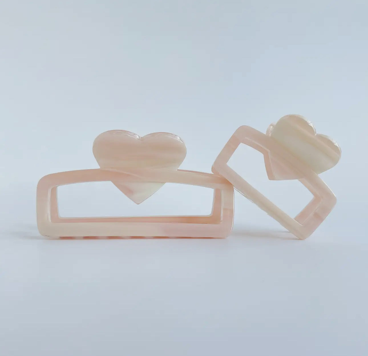 heart claw clips