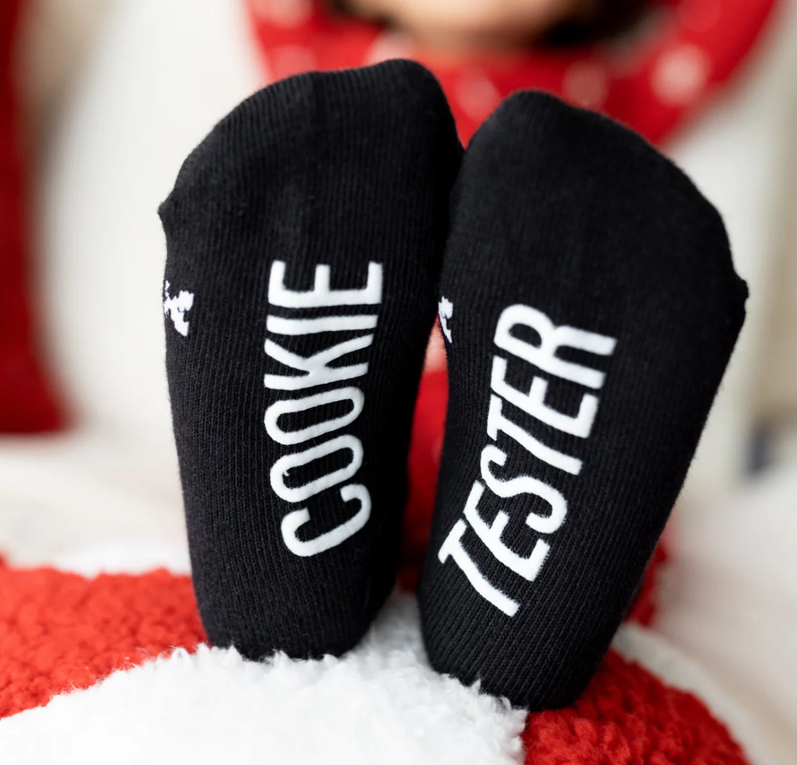 gingerbread cookie tester socks