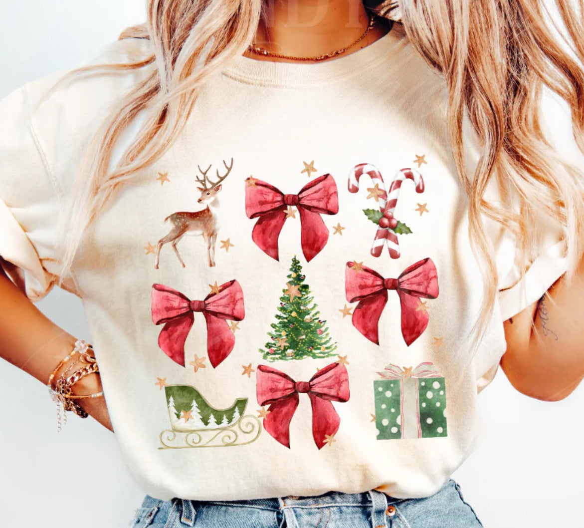 christmas vibes tee