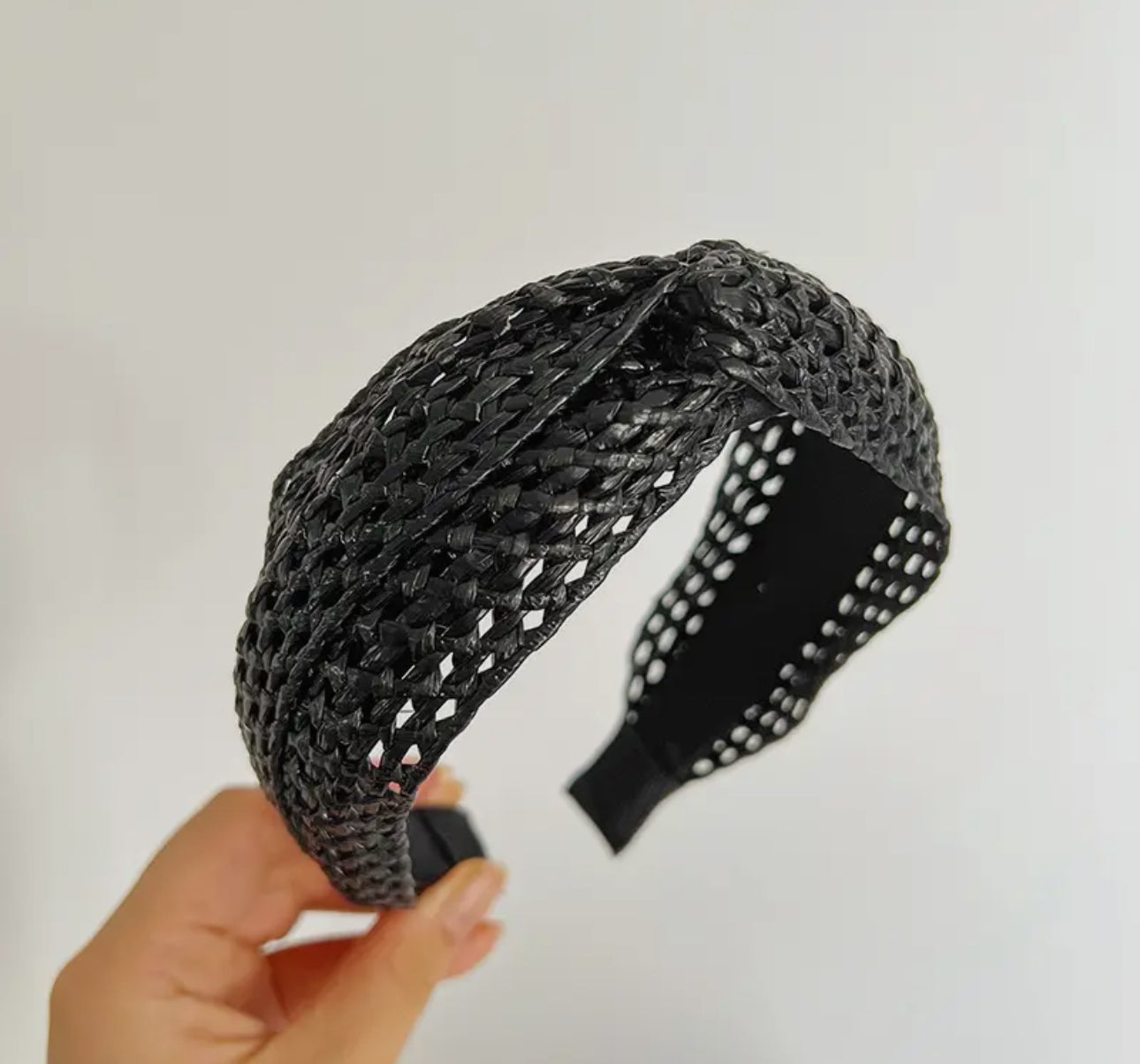 neutral woven headband