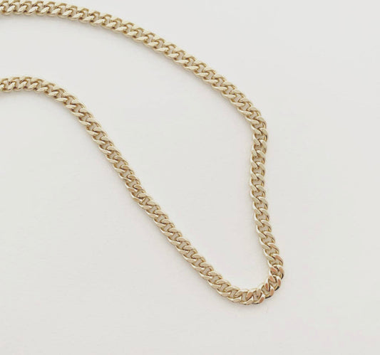 bold gold chain necklace