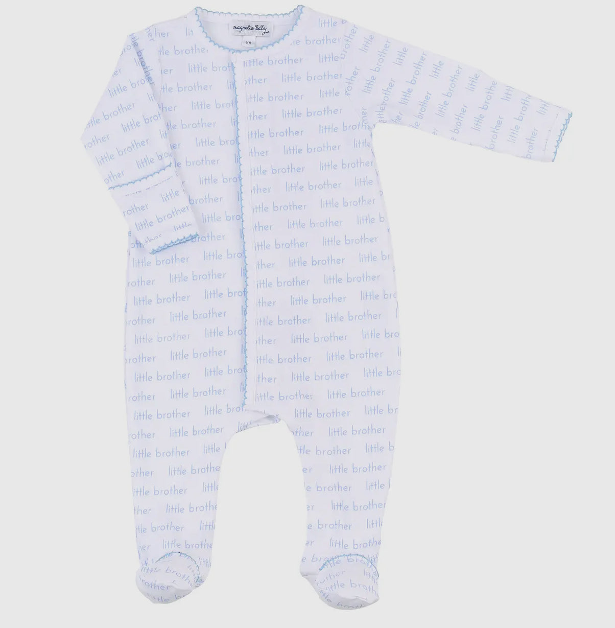 little brother footie // magnolia baby