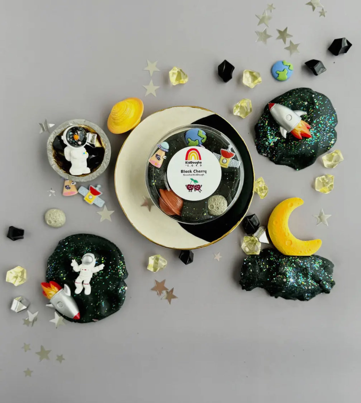 space kid-dough play kit