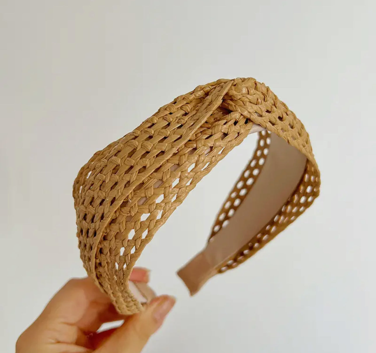 neutral woven headband