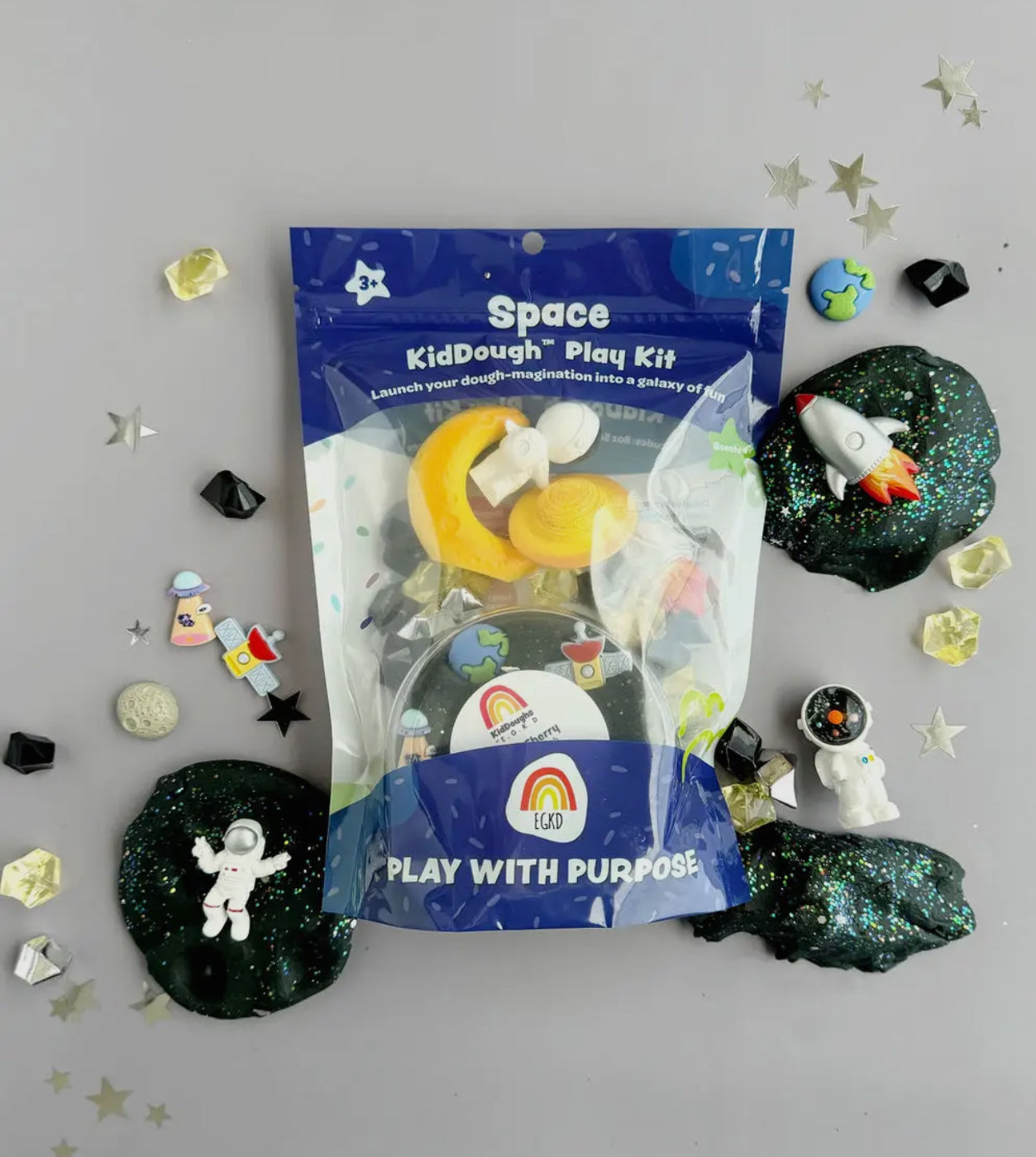 space kid-dough play kit