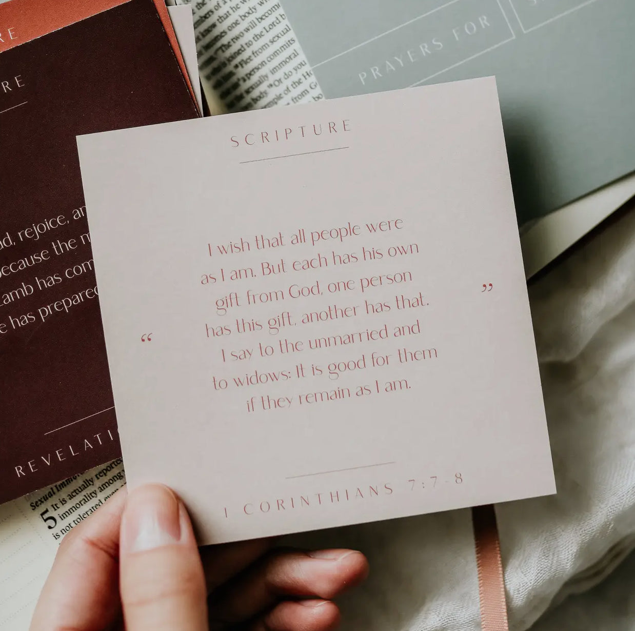 bible verse card set // prayers for singleness