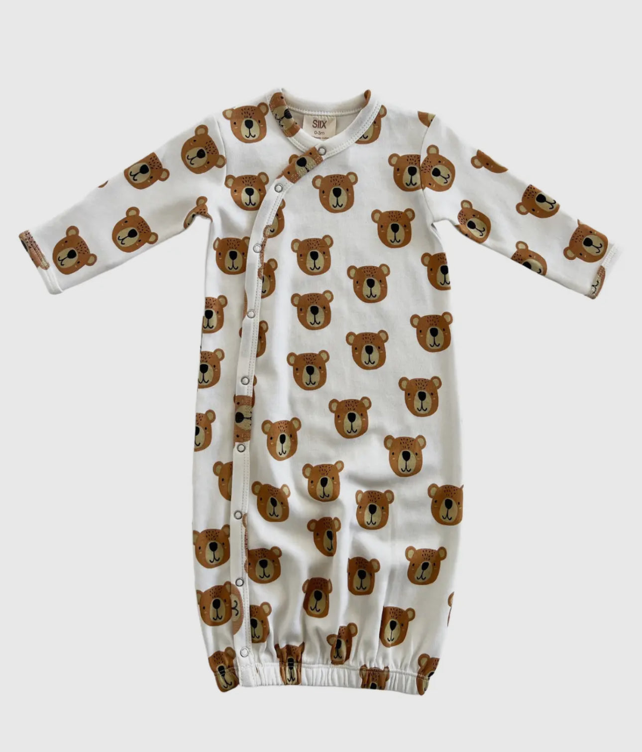 baby bear organic gown