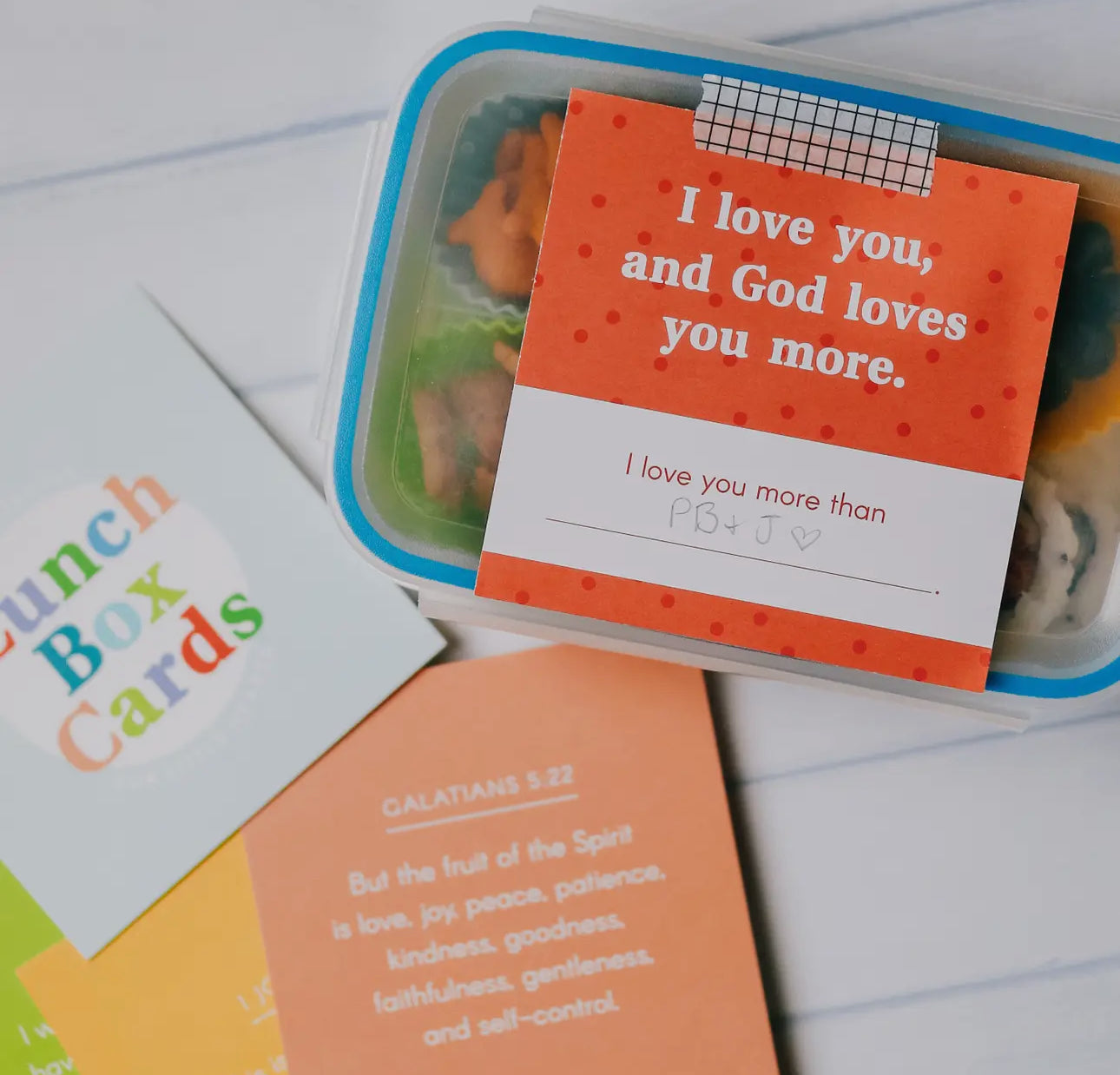 bible verse card set // lunch box cards