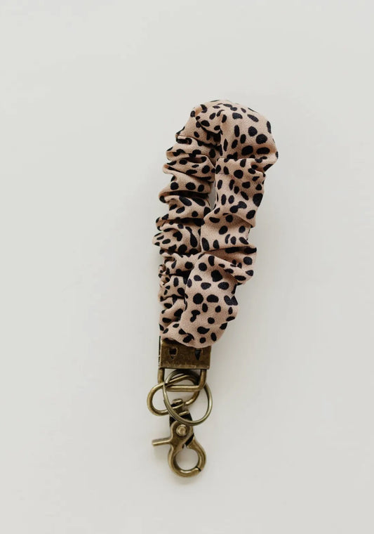 wristlet keychain // neutral dottie