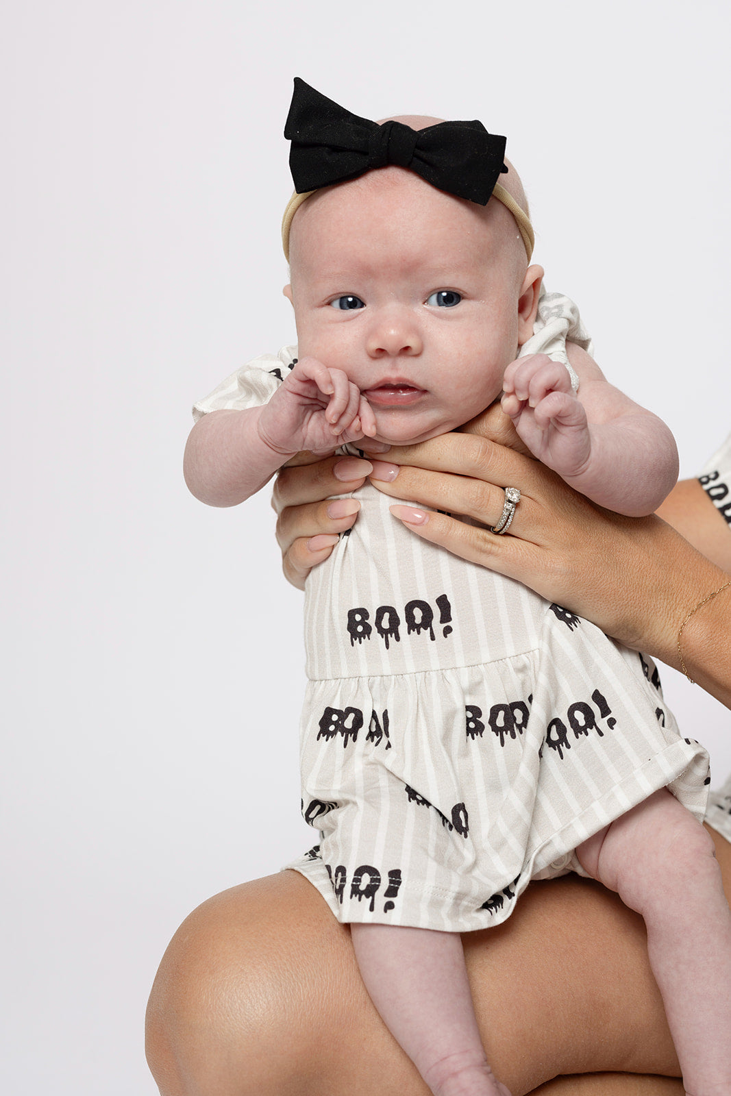 bamboo ruffle romper // boo!