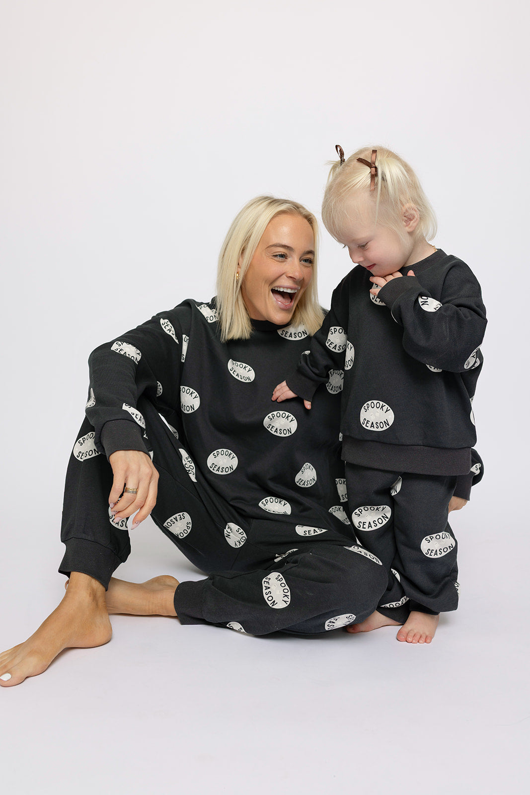 women's sweat set // spooky season (mama + me)