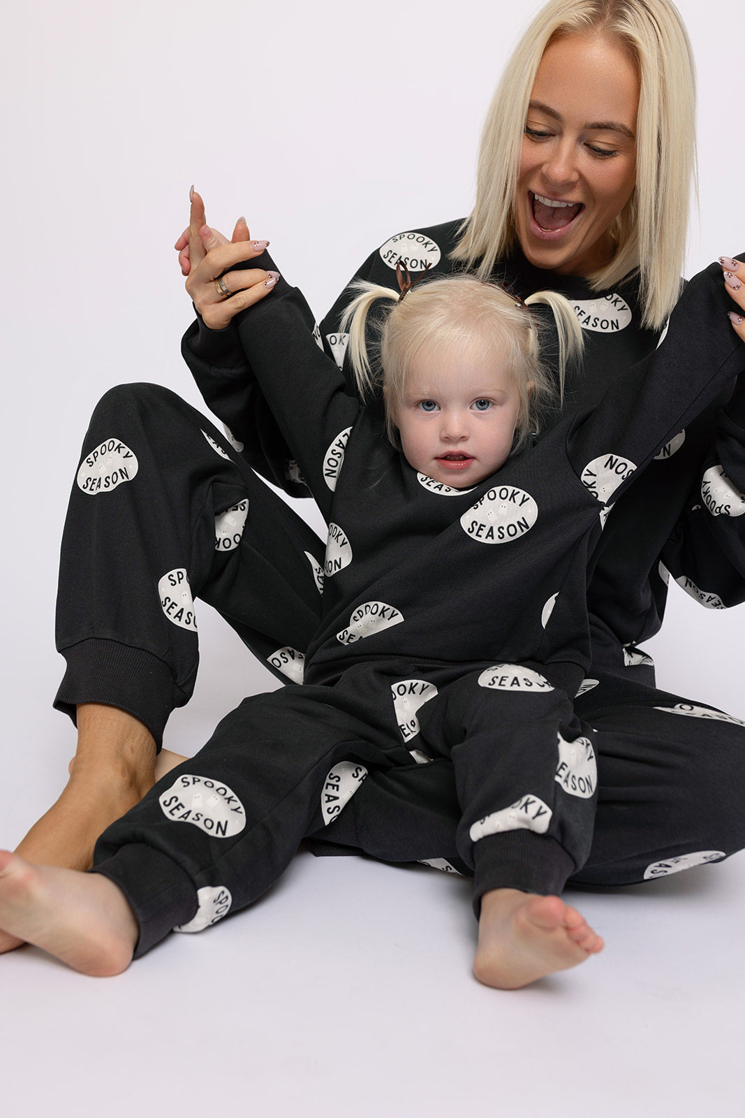 women's sweat set // spooky season (mama + me)