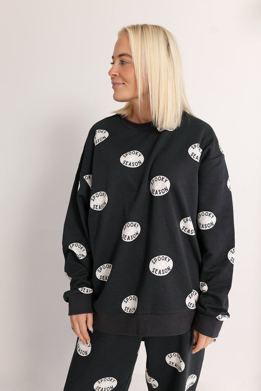 women's sweat set // spooky season (mama + me)