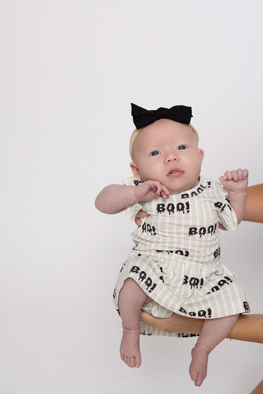 bamboo ruffle romper // boo!