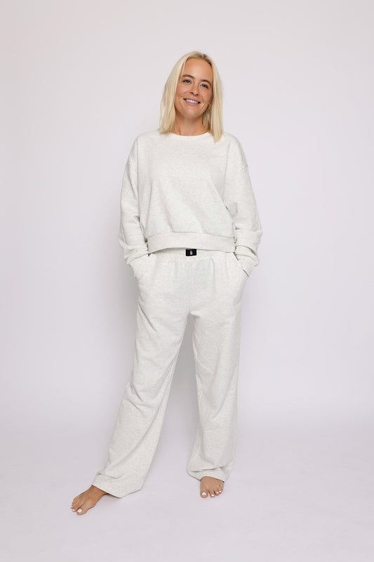 women's sweat set // heather grey (mama + me)