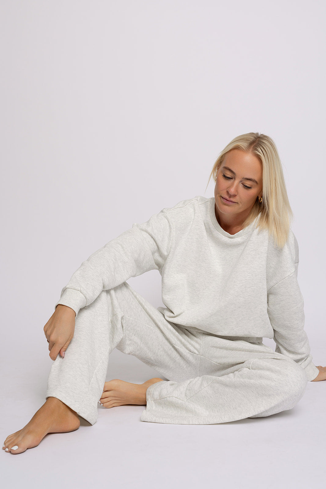 women's sweat set // heather grey (mama + me)