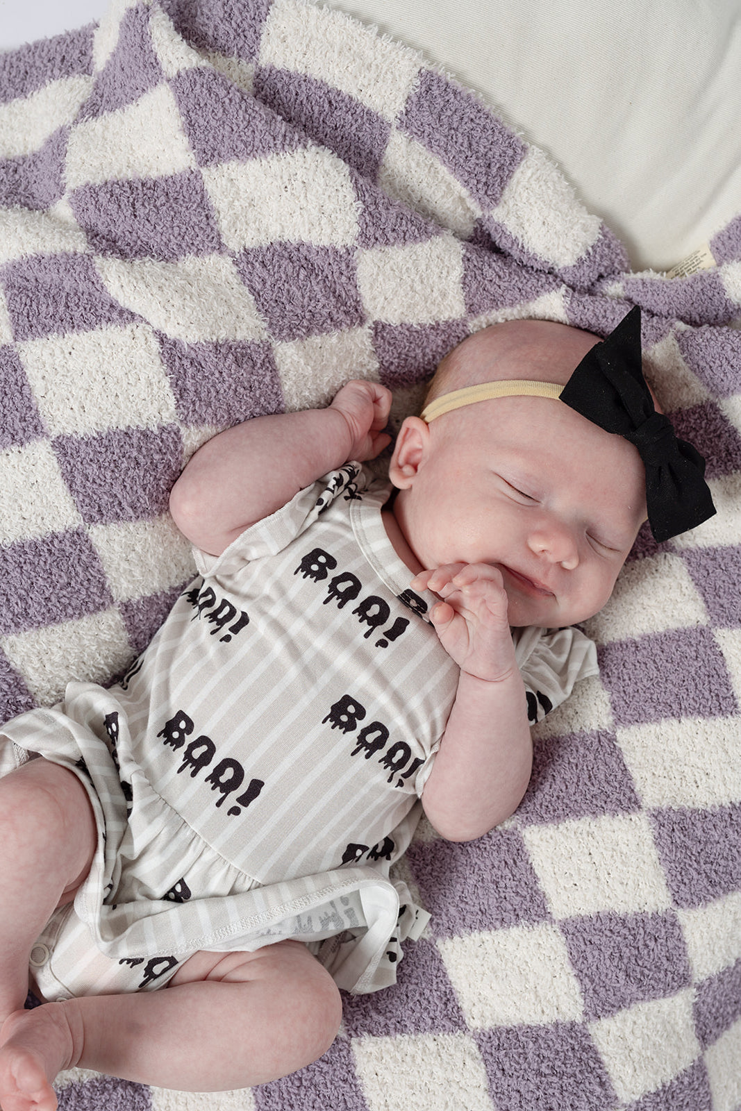 bamboo ruffle romper // boo!