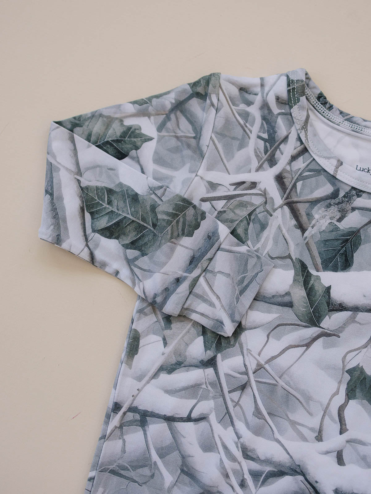camo bamboo pajamas // LONG-SLEEVE TWO-PIECE SET