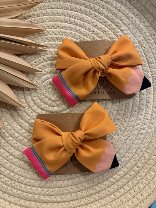 pencil bow