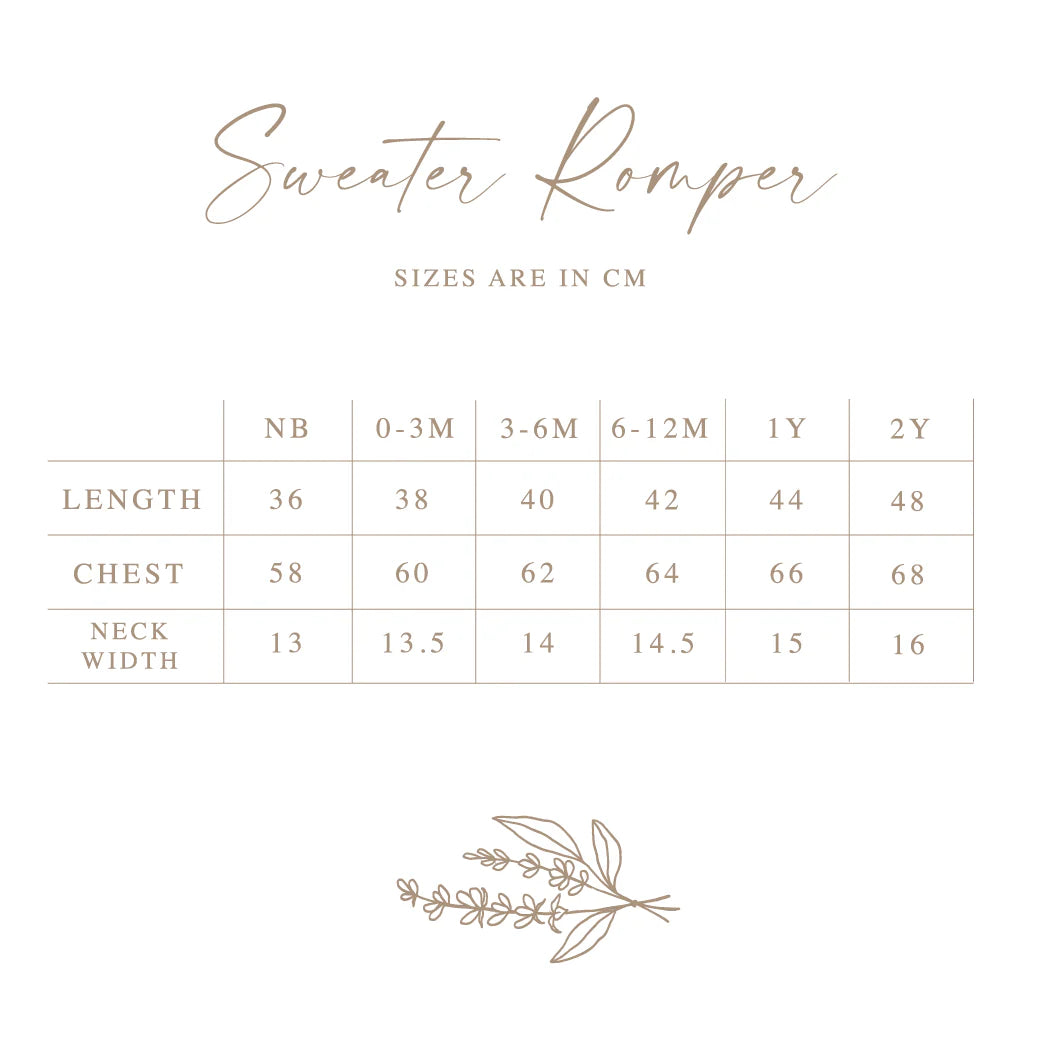 little love long-sleeve bubble romper