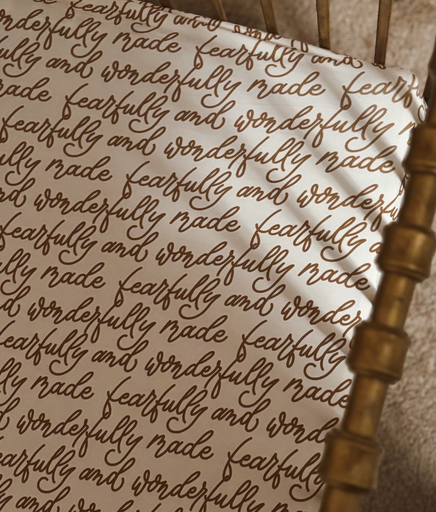 bamboo crib sheets // fearfully and wonderfully made