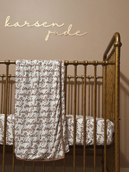 bamboo baby blanket // fearfully and wonderfully made