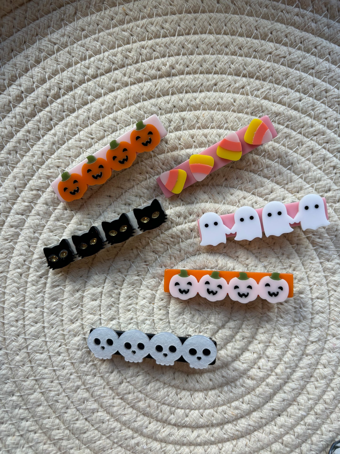 spooky hair clips // single clip!